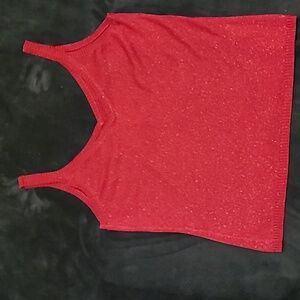 RED tank top with sparkles